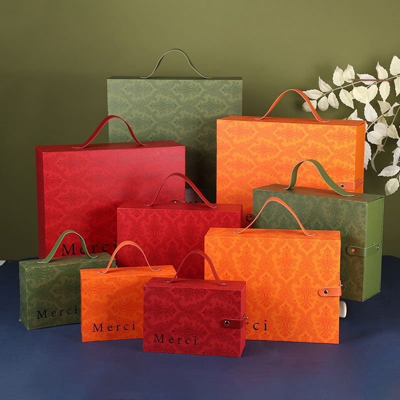 创意复古浮雕抽屉式抽拉礼品盒结婚伴娘伴手提礼物盒婚庆喜糖空盒