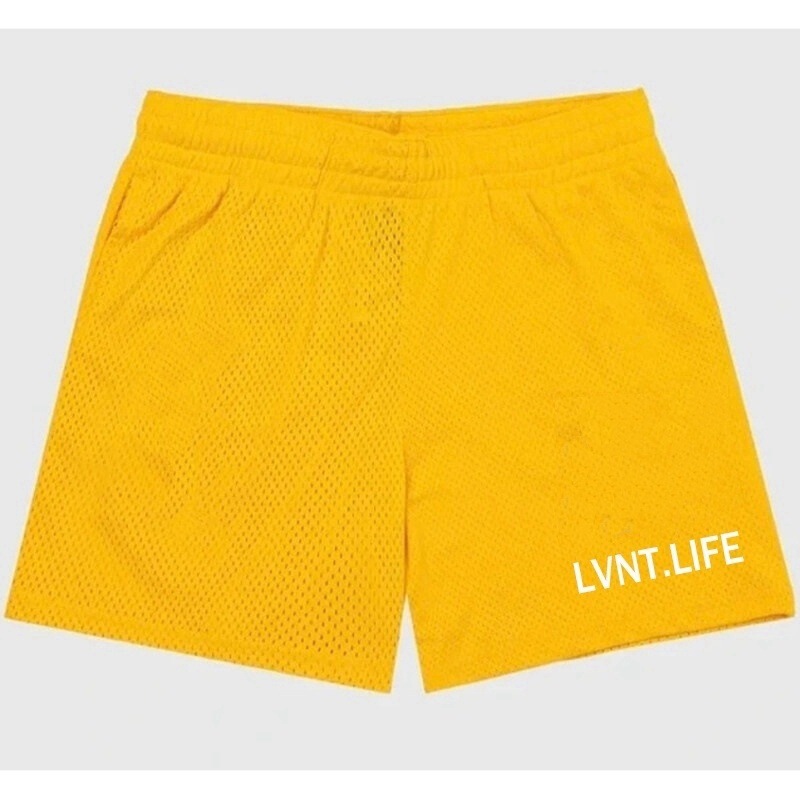 Trendy American-Style Shorts, Casual Fitness Sports Quarter-Length Pants, Mesh Breathable Street Fashion Beach Shorts, Exclusively for Cross-Border Sales