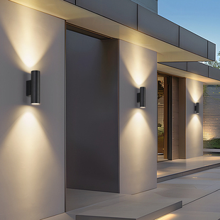 ♡ 12 Outdoor Double-Headed Wall Lights Waterproof Exterior Wall Lights on Both Sides of the Door Wall Lights Outdoor Terrace Lights Door Number Wall Lights