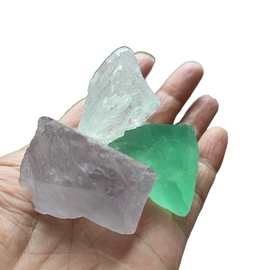 标价都是厂家供应粉水晶原石白绿橙紫水晶原石香薰括香消磁