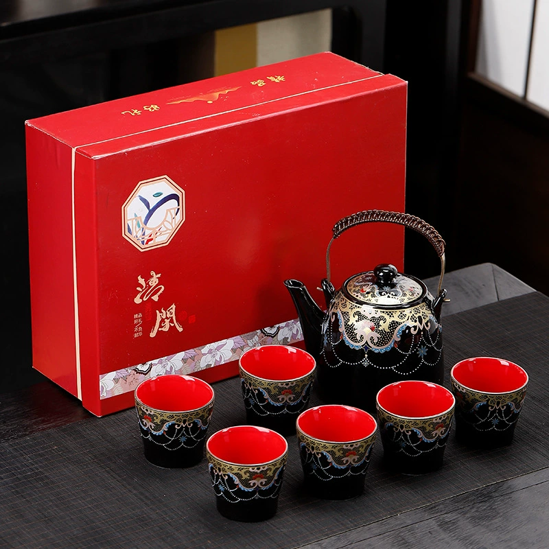 Tea set, teapot for hotel, tea cup, for 6 cups