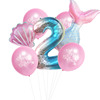 Balloon, digital set, mermaid, Amazon, gradient