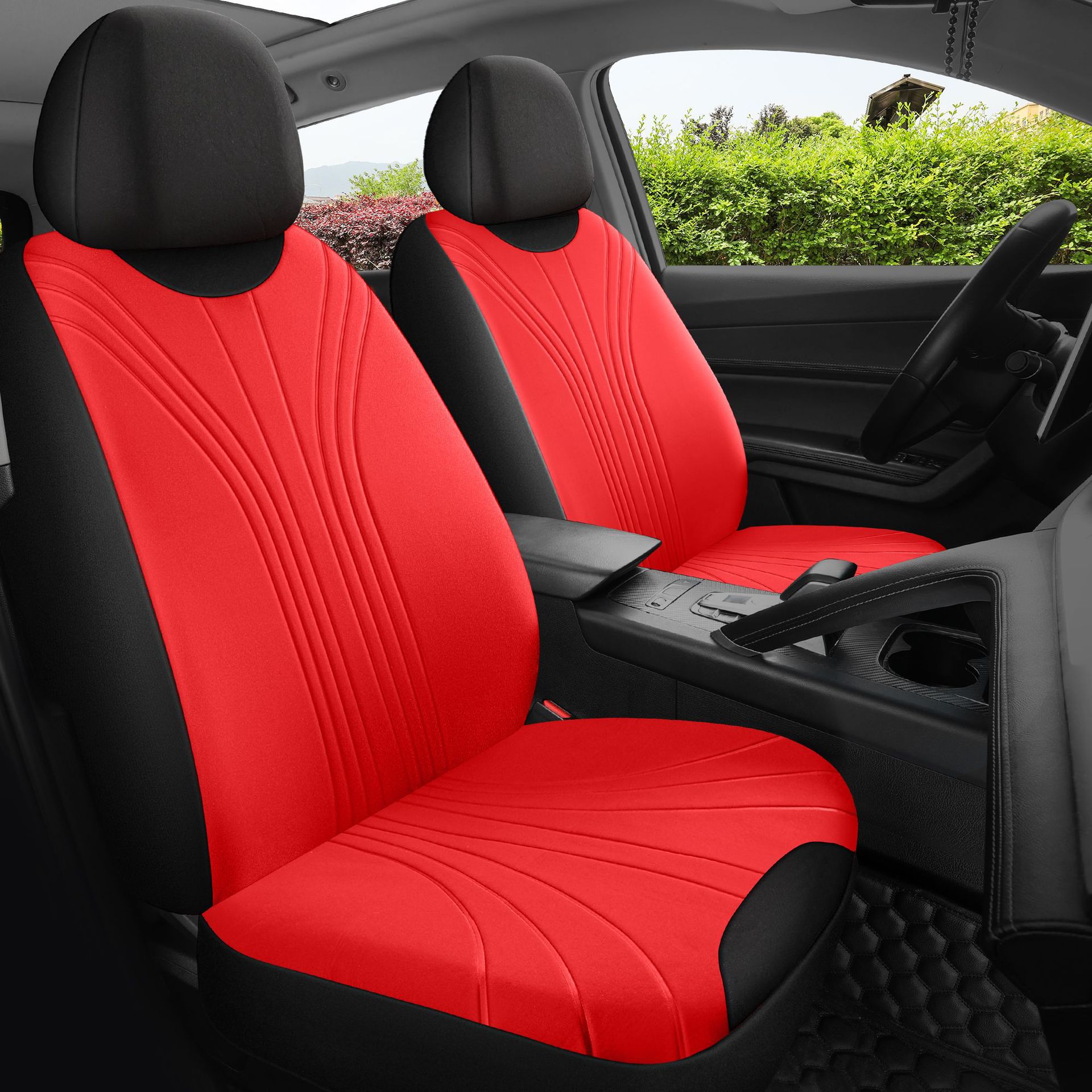 Cross-Border Best-Selling 3D Embossed Glacier Pattern Universal Car Seat Cover Cushion Amazon Temu Meike Duo Russia