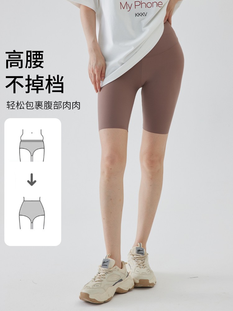 女性用サマーシャークパンツ、涼感日焼け止め、大きいサイズ、ぽっちゃりさん向け、ヨガ、サイクリング、超薄型、エアコン付き、ミルクスキンパンツ、卸売
