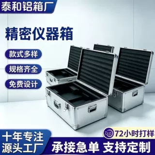 铝合金设备航空箱EVA防震仪器箱工业器材手提防护运输箱来图定制