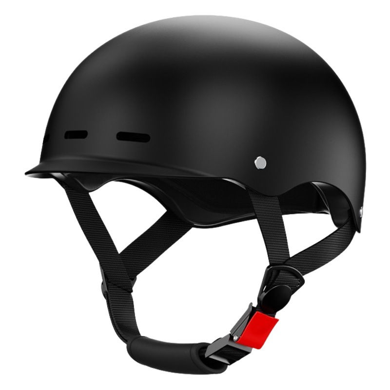 Nuevo casco de coche eléctrico estándar nacional hombres y mujeres verano montando medio casco cuatro estaciones universal batería coche ala casco de seguridad