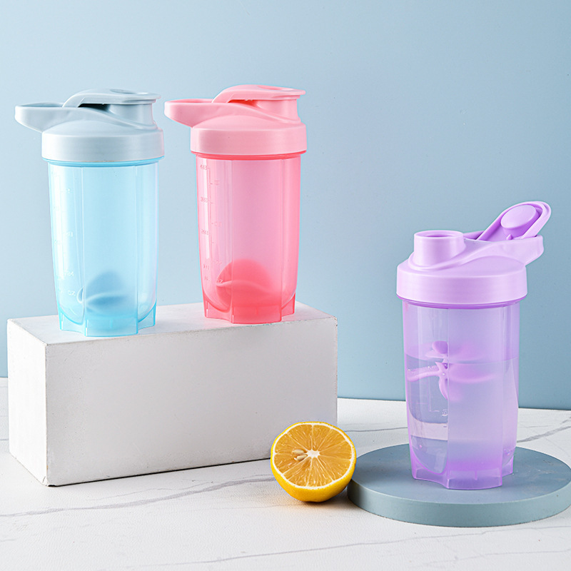 Universal Plastic Cup Shake Cup Large Capacity High Temperature Resistant Food Grade Anti-fall Milk Soy Milk Protein Powder Handy Cup