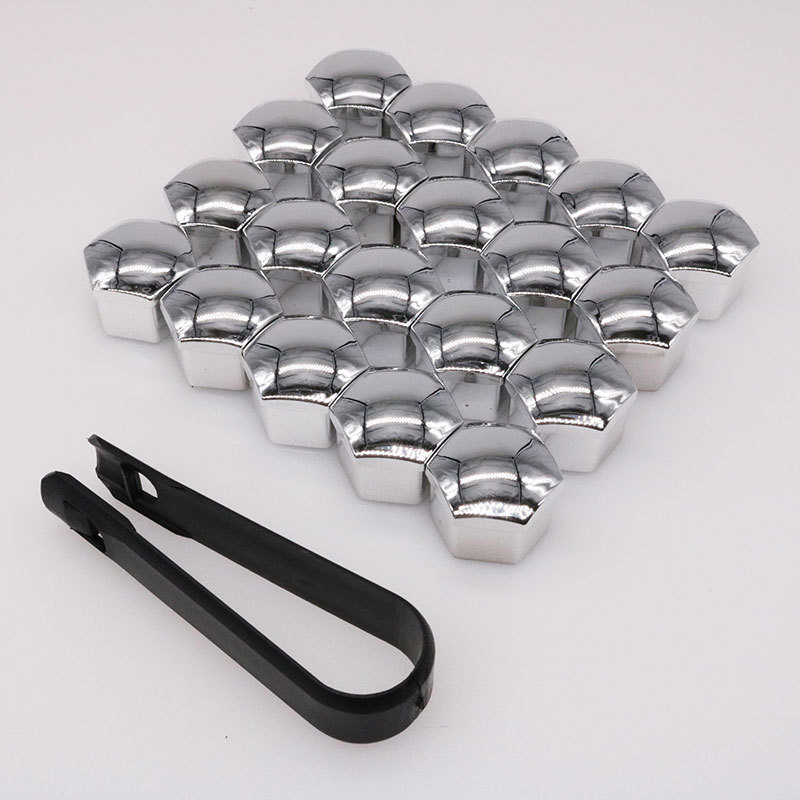 17mm 19mm 21mm universal del neumático de coche tapón rosca cubo decorativo plástico tuerca cubierta protectora