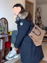 过膝长款春夏派克服2025棉服女新款毛领工装宽松外套加厚情侣棉衣