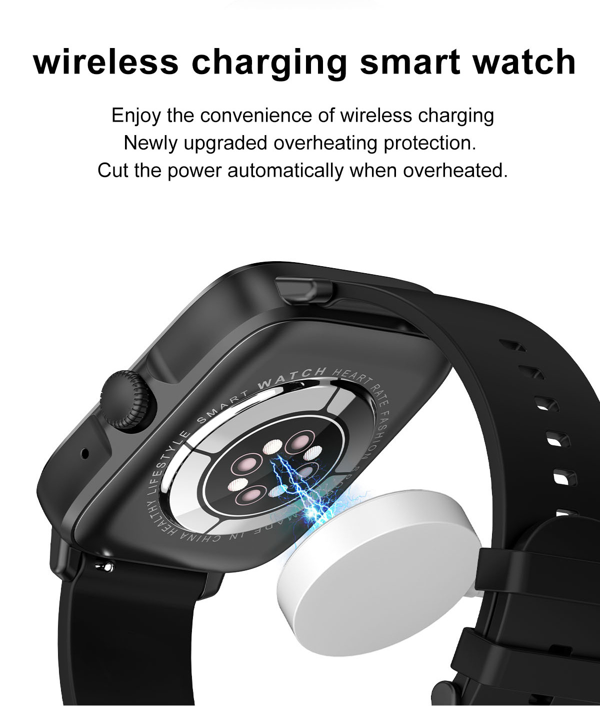 DT102 Bluetooth calling smart watch wireless charging NFC_voghion.com