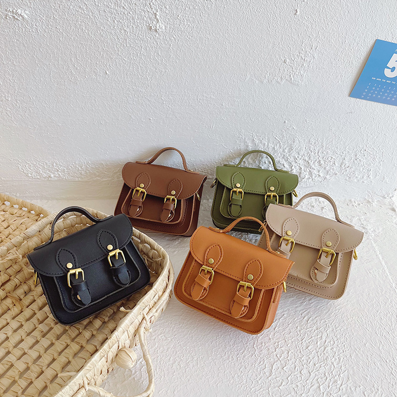 New Fashionable Children's Crossbody Shoulder Bag British Style Casual Versatile Cute Boys and Girls Coin Accessory Bag
