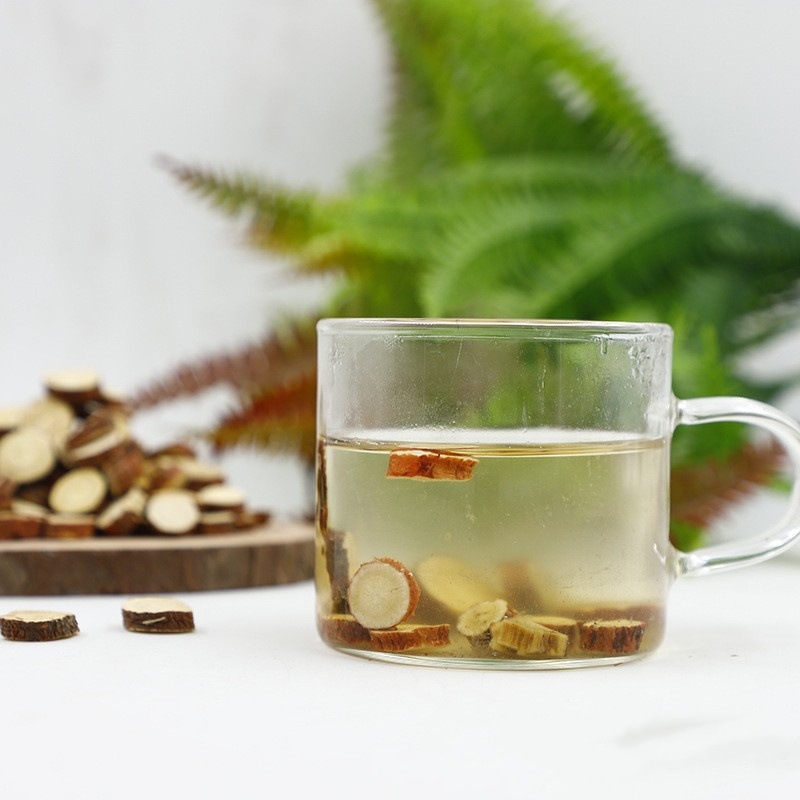 Dried Licorice Root Slices Gan Cao 甘草 500g Red Skin Medium Cut for Herbal Decoction and Tea quality and texture