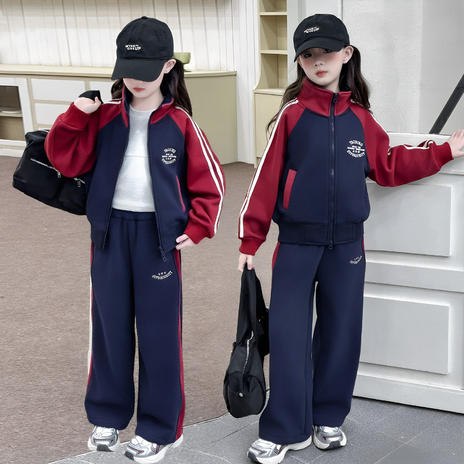 女童秋装2026新款套装洋气儿童卫衣女大童春秋韩系穿搭运动两件套
