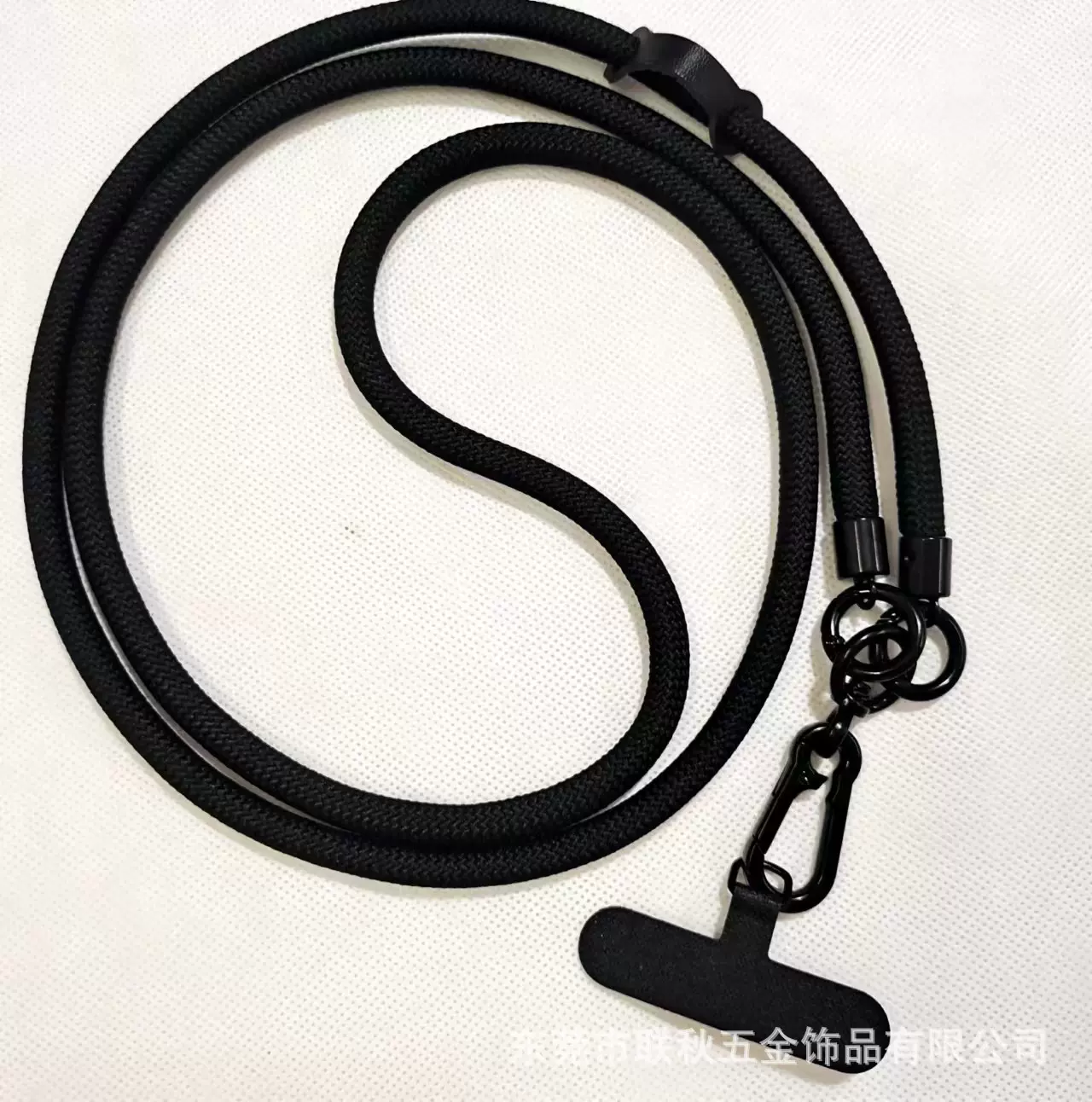 厂家批发8mm手机挂绳防丢失可调节粗绳斜跨背包相机多色背夹挂绳