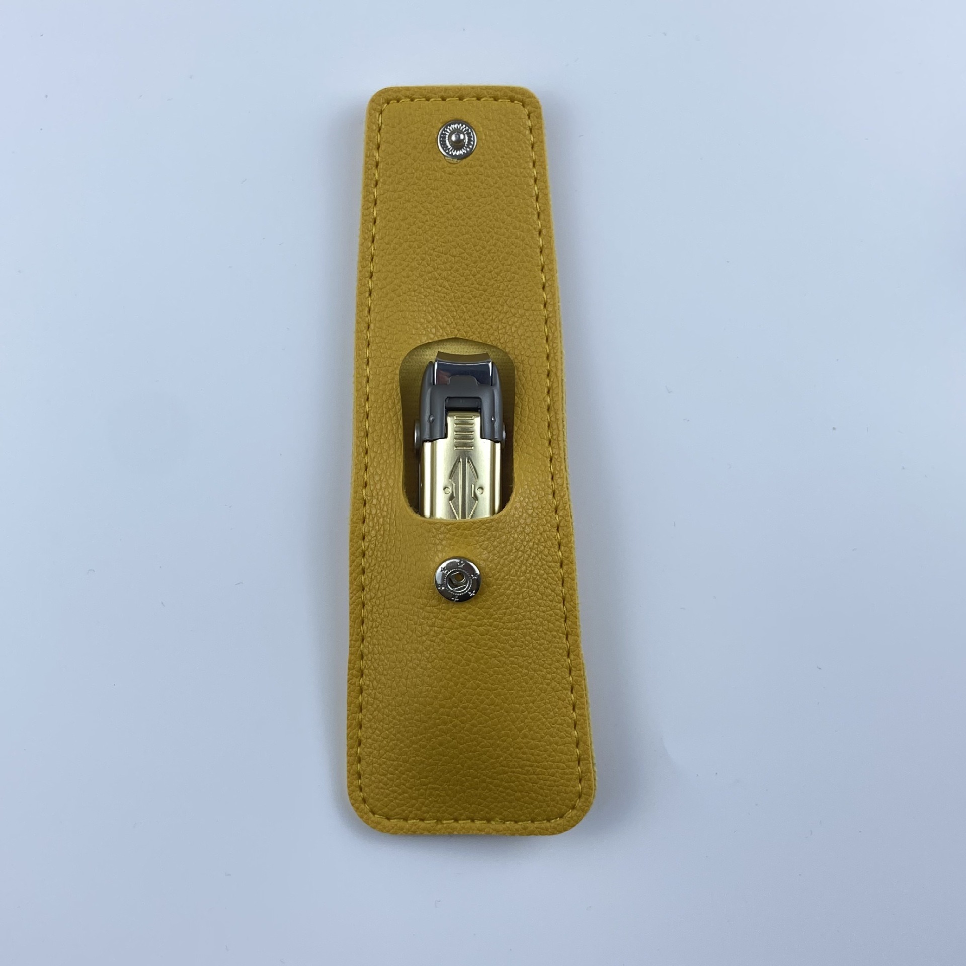 골드 그레이 + 옐로우 가죽 케이스