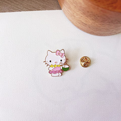 hello凱蒂貓徽章別針可愛配飾卡通日系少女心胸針背包衣服別針