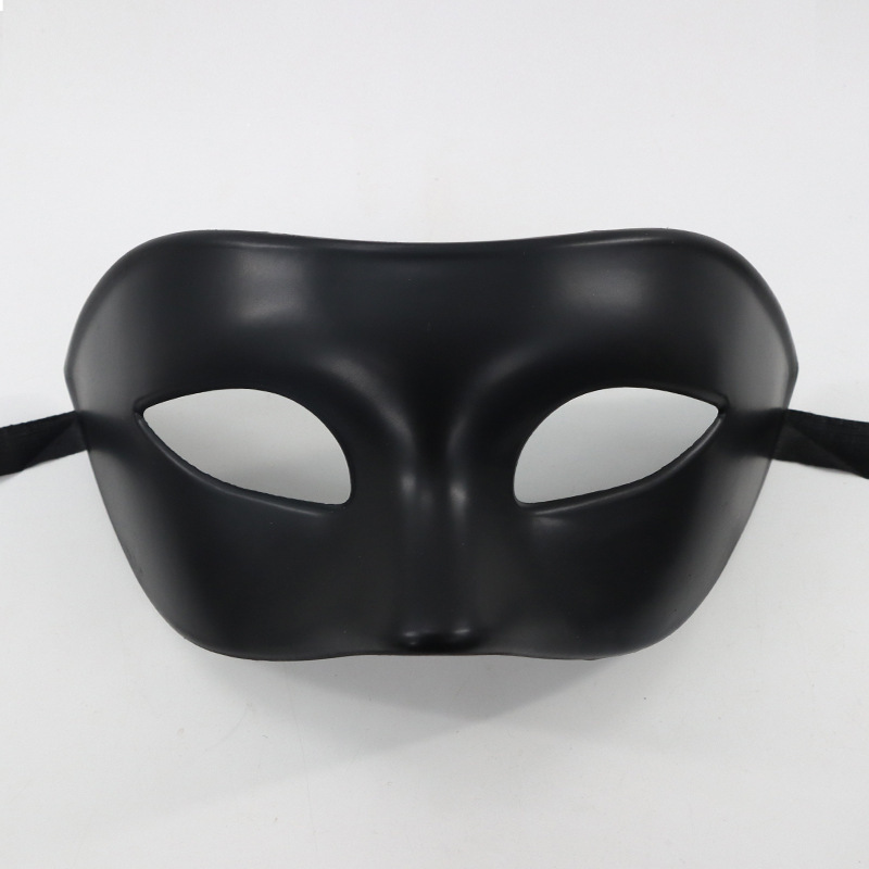 Amazon venta caliente Halloween baile media cara para adultos máscara de ojos engrosada Navidad retro clásico para hombres