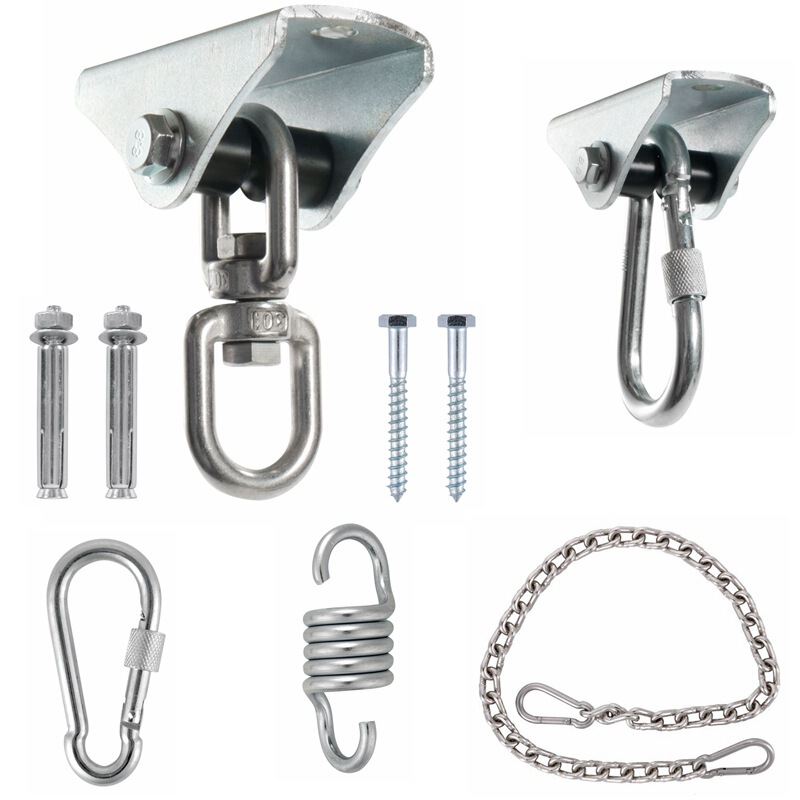 New 360 ° rotating pendulum mute swing buckle swing hanging chair hammock accessories load-bearing fixed buckle