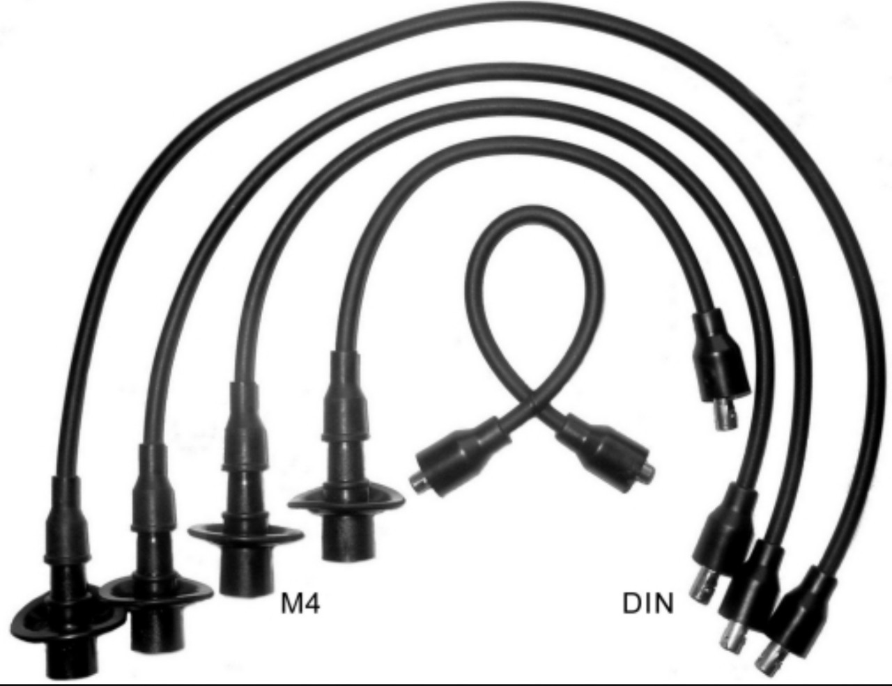 Suitable for 5-Piece Set of Porsche Volkswagen Ignition Wires 111998031 Rc-Vw217 Smart