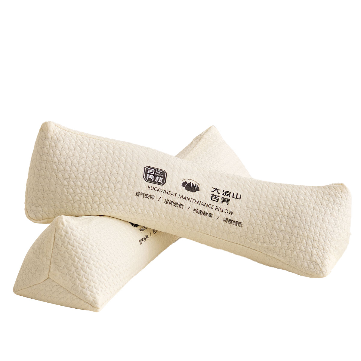 Almohada triangular de la columna cervical para adultos Almohada de caramelo duro de trigo sarraceno para ayudar a la corrección del sueño