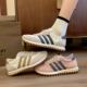 Autumn 2024 New Fashion Forrest Gump Shoes Non-slip Low Lace-up Casual Sports Shoes Korean Style Women's Shoes