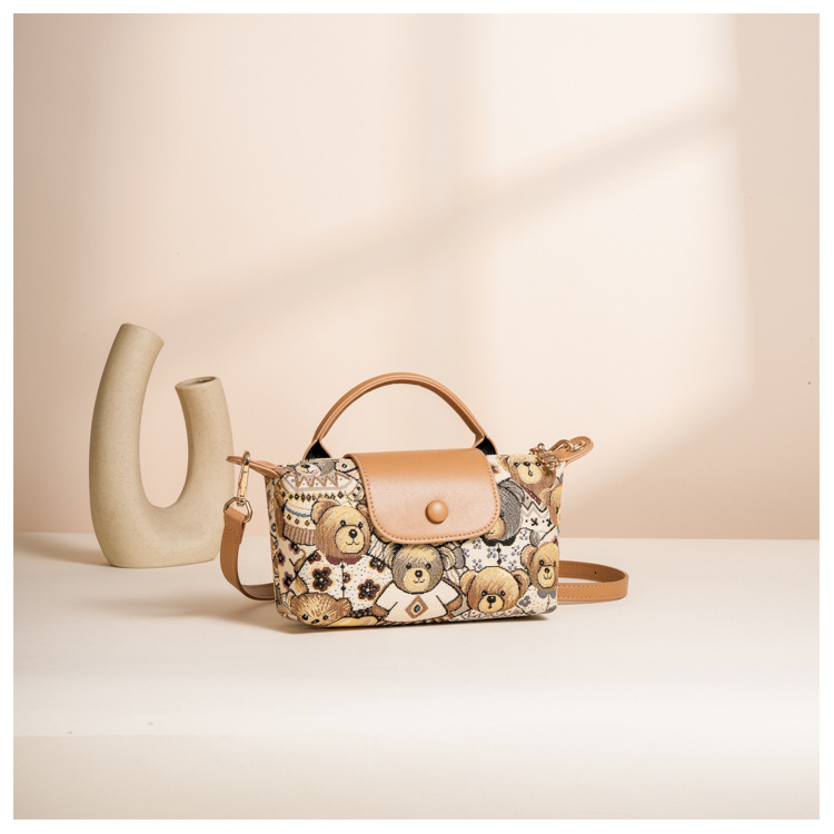 small bag women's bag Korean version ins style canvas bag trendy versatile women's shoulder messenger bag_voghion.com