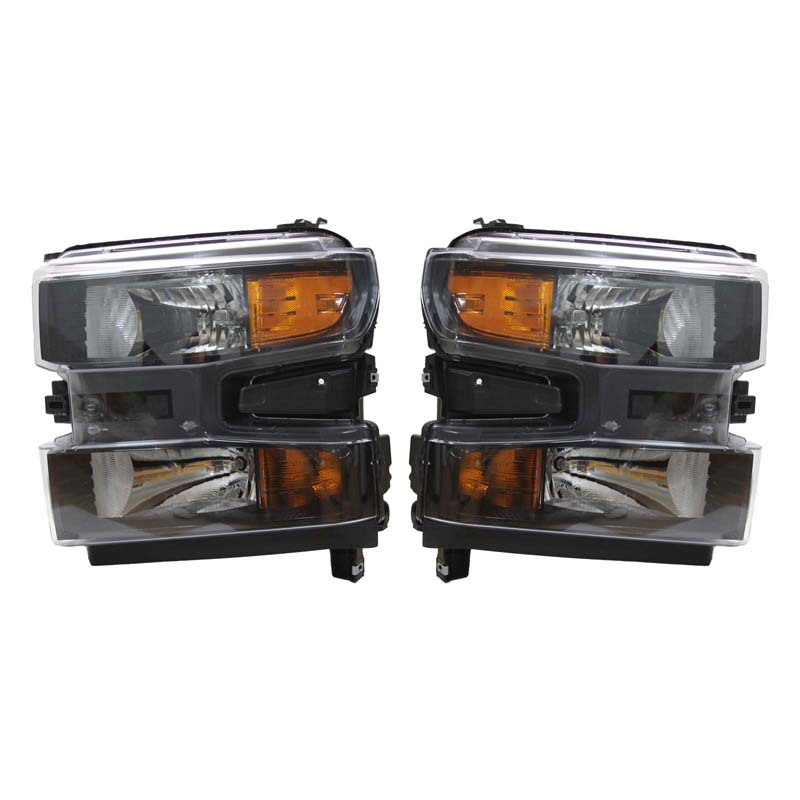 Para Chevrolet 19 - 21 Silverado faro americano Solod original halógeno bajo