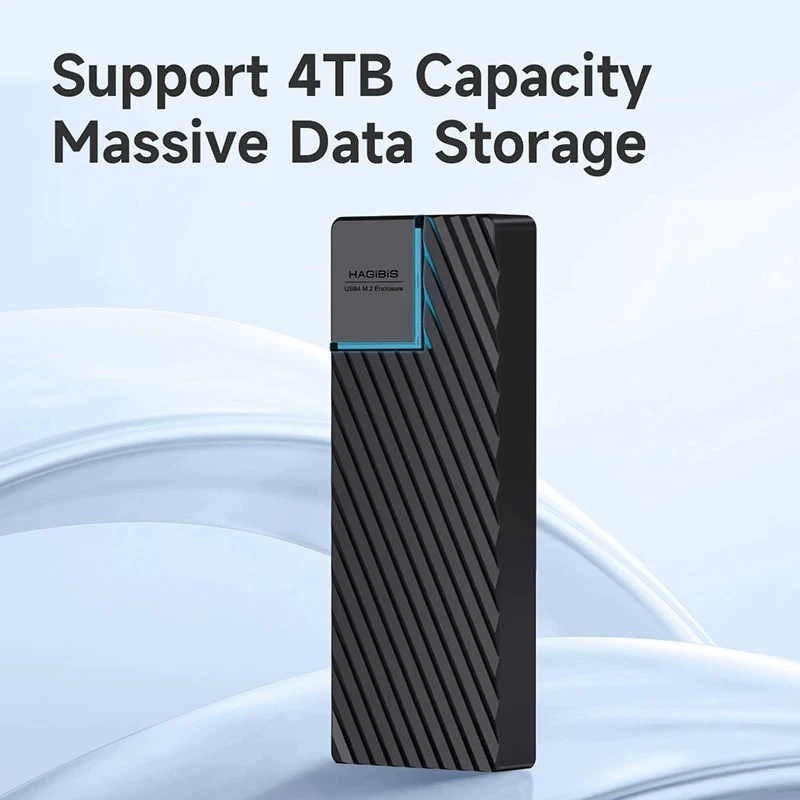 Hagibis USB 4.0 40Gbps корпус M.2 NVMe SSD совместимый с