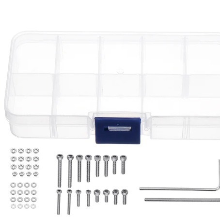 The sleeve with a screw is installed with a kit to turn the base