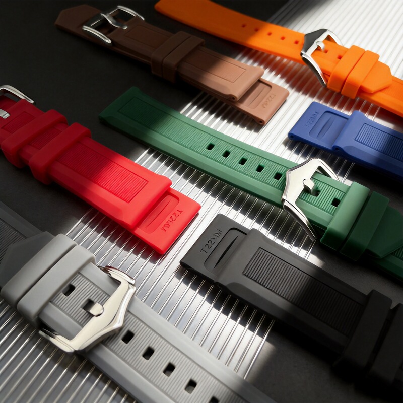 Universal cross-border silicone strap 18-20-22-24-26mm suitable for tiantielock Haima Omega Universal cross-border silicone strap 18-20-22-24-26mm suitable for tiantielock Haima Omega