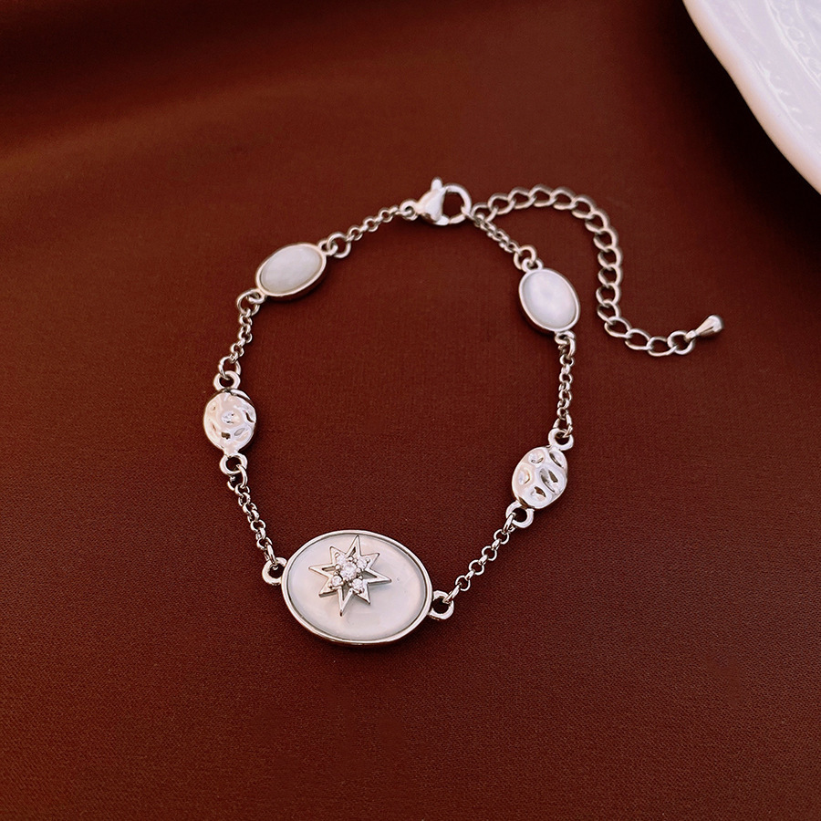 85#팔찌-실버-화이트