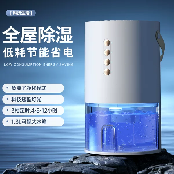 Portable Dehumidifier for Home and Office Use, Suitable for Humid Weather, Small Dehumidifier for Foreign Trade