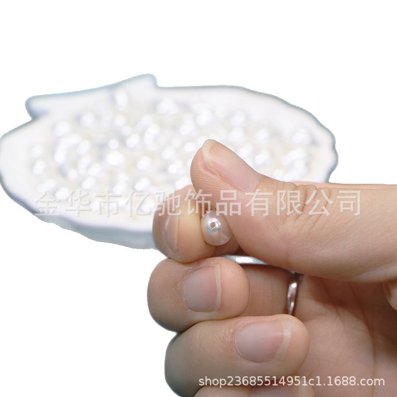 Imitación transfronteriza de perlas de casa imitación de conchas de agujero recto gotas de agua cuentas dispersas DIY accesorios de joyería pendientes colgantes para el cabello al por mayor