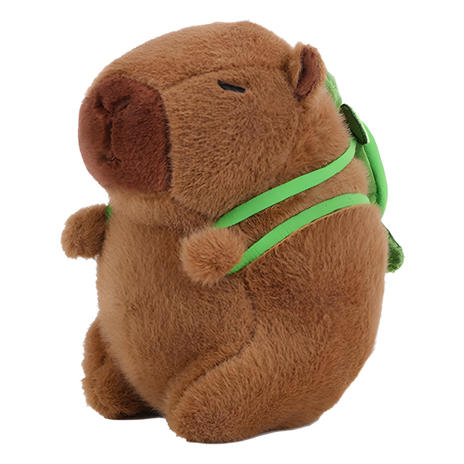 Kapibalah Mochila de 20CM Capibara Mochila de peluche Muñeca de peluche para agarrar la máquina del bebé