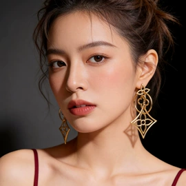 耳钉;耳扣;耳环