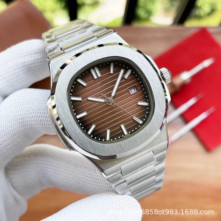 国境を越えたオウム5711腕時計鋼王手雷男性全自動機械腕時計ビジネスファッション夜光卸売り