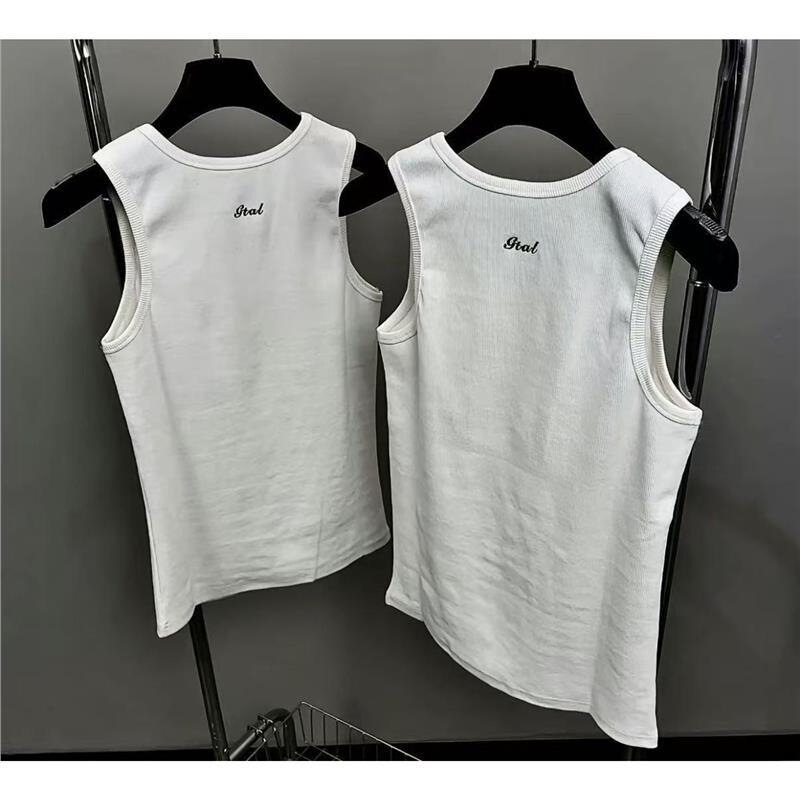 Vest for Boys, New Style, Casual, Slim Fit, Elastic, Solid Color, Embroidered Letters, Sleeveless Muscle Vest, Sports Vest for Men Vest for Boys, New Style, Casual, Slim Fit, Elastic, Solid Color, Embroidered Letters, Sleeveless Muscle Vest, Sports Vest for Men
