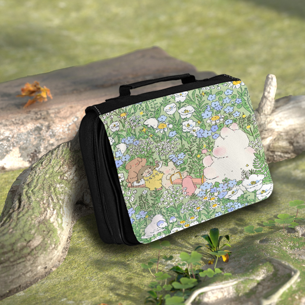 Nuevo producto Transferencia térmica Impresión de una cara Mochila escolar portátil Bolsas de almacenamiento de libros multifuncionales para estudiantes al por mayor