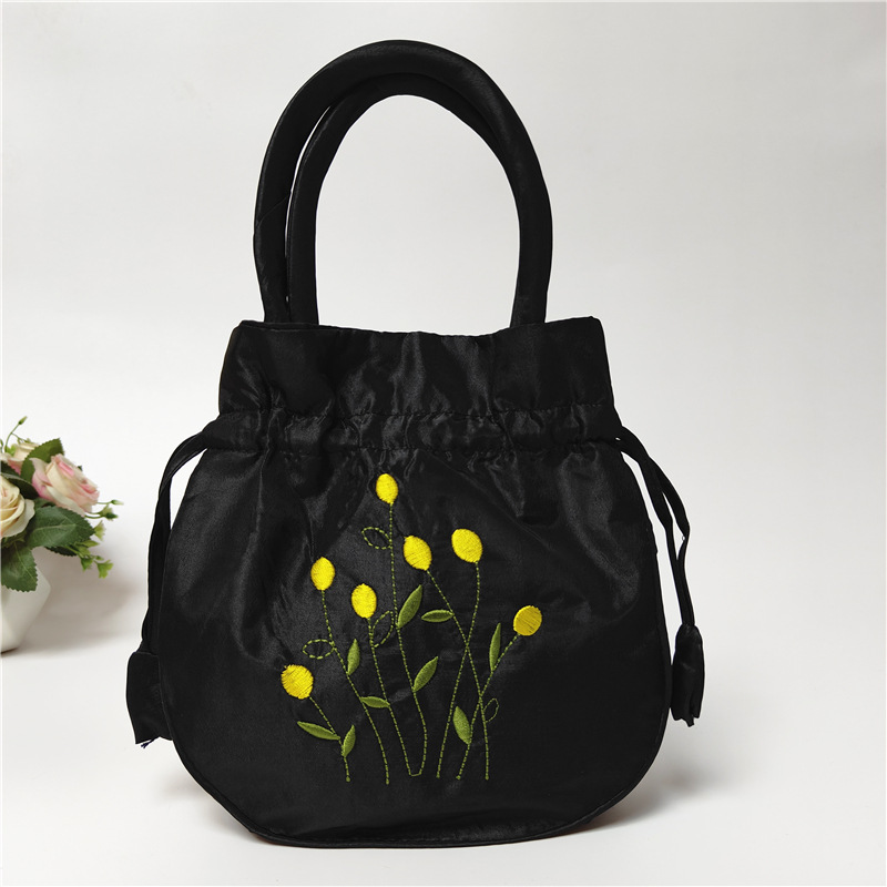 Shopping Occasion Silk Material Women's Backpack Backpack Flower Pattern All Seasons Season Women's Small All Seasons Silk Vacation Bucket Bag