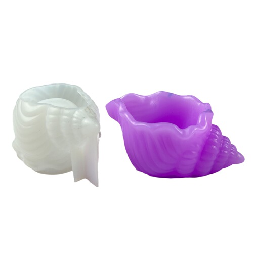 Fat Yaya diy mirror conch and snail glue mold conch table jewelry storage box silicone mold cross-border