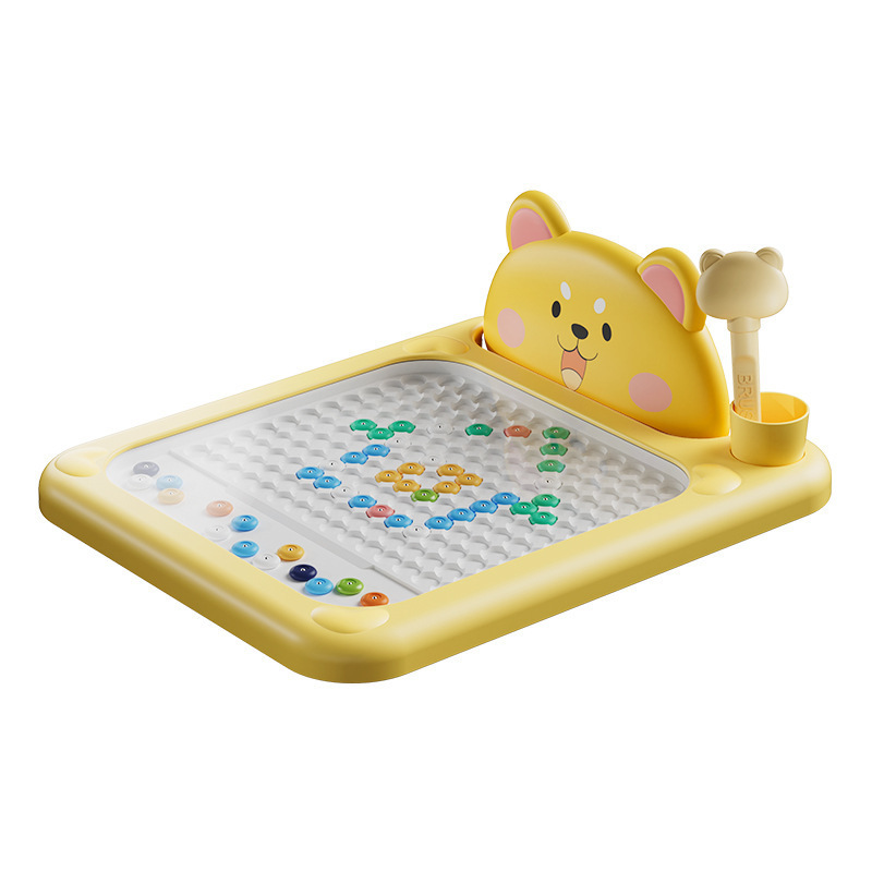 新しい子供の磁気製図板ペントレーニングパズル早期教育楽しいペングリップトレーニング幼稚園赤ちゃんのおもちゃ|undefined