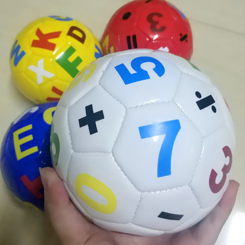 Alphabet football football number 2 cartoon number 5 ball number 4 training game primary and secondary school children baby ball