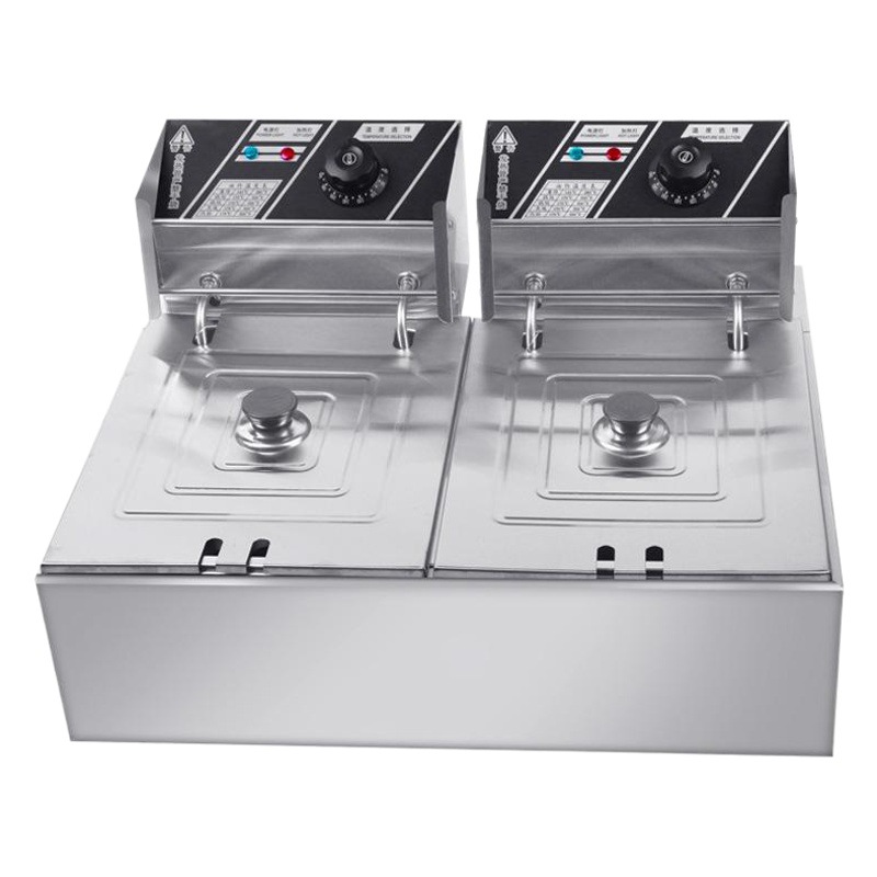 Freidora Eléctrica de Gran Capacidad con Suministro Directo de Fábrica para Comercio Electrónico Transfronterizo, 110V/220V, Estándar EE. UU./UE/RU, Envío Gratuito