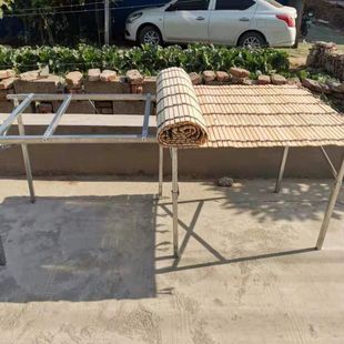 Stall shelf new stall folding table collapse praise bamboo mat civil air defense jewelry display rack