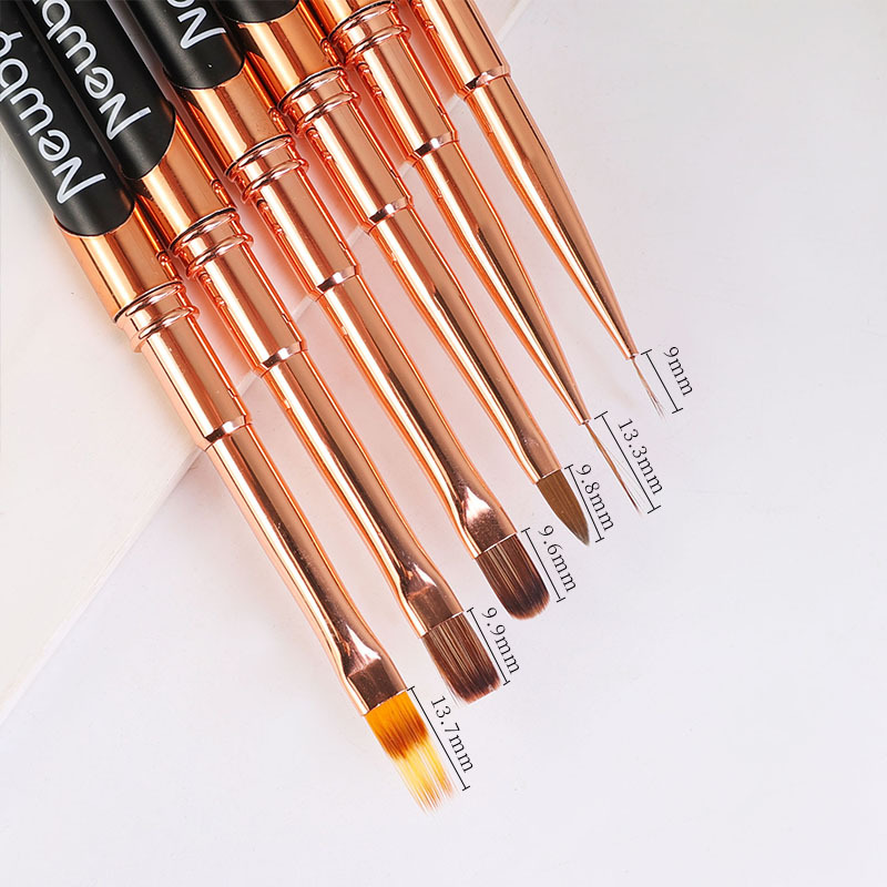 Bolígrafo de acuarela de manicura Pigmentos florecientes para pintar el área de la línea Colorear la pintura de flores Herramienta de bolígrafo de manicura japonesa