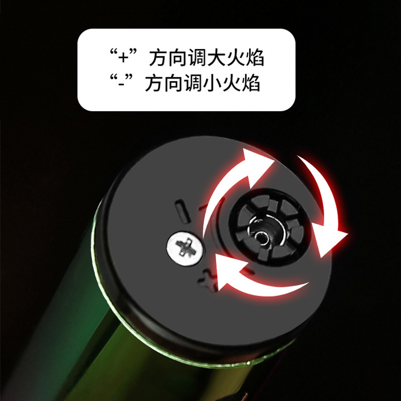 百城守望新款创意防风直冲红焰打火机艾灸雪茄喷枪便携式户外厂家|undefined