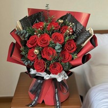 永生花花束玫瑰真花保鲜花礼盒摆件亚马逊热卖新品圣诞节礼物