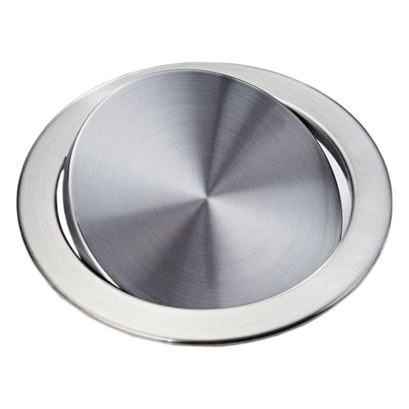 Cubierta de mesa incrustada basura puede cubrir cubierta de acero inoxidable cubierta Rocker cubierta Flip cocina lavabo herramientas cubierta oculta