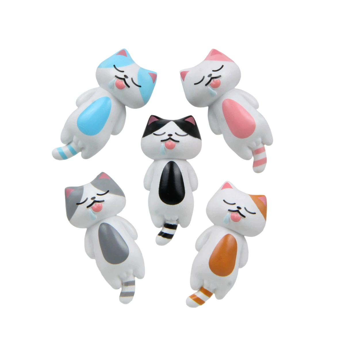 5 моделей серии «Невозможно проснуться» с мокрыми слюнями, лежащая кошка, микроландшафт, садовые креативные фигурки.