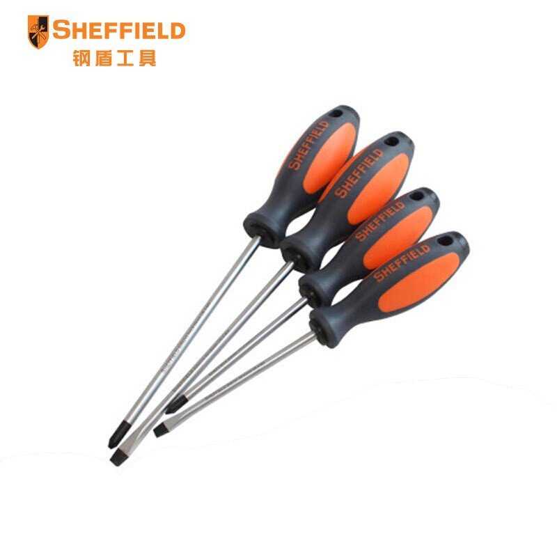 钢盾S056003 4件套吊卡式螺丝批刀起子改锥手动螺丝刀套装